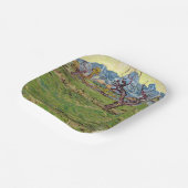 Velden bij de Alpilles Vincent van Gogh Papieren Bordje (Gebogen)
