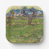 Velden bij de Alpilles Vincent van Gogh Papieren Bordje (Voorkant)