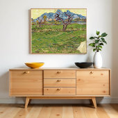 Velden bij de Alpilles Vincent van Gogh Poster