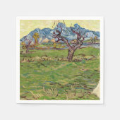 Velden bij de Alpilles Vincent van Gogh Servet (Voorkant)