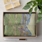 Velden bij de Alpilles Vincent van Gogh Tissuepapier (Geschenk)