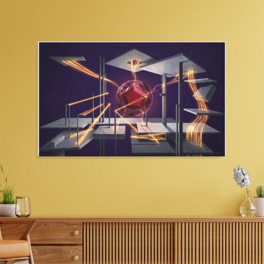 Velden Canvas Afdruk (Insitu (Woonkamer))