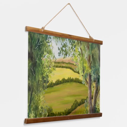 Velden Hangend Wandkleed (Gebogen)