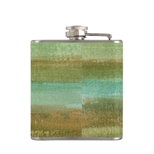 Velden in voorjaar I Heupfles (Achterkant)