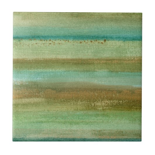 Velden in voorjaar I Tegeltje (Voorkant)