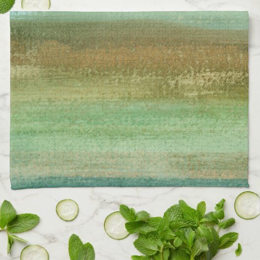 Velden in voorjaar I Theedoek (Gevouwen)