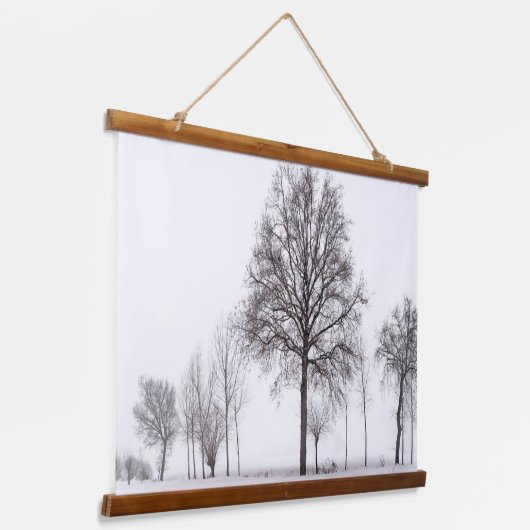 Velden rond Scalenghe | Piemonte, Italië Hangend Wandkleed (Gebogen)