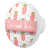 Velden van aardbeien keramische knop (Rechts)