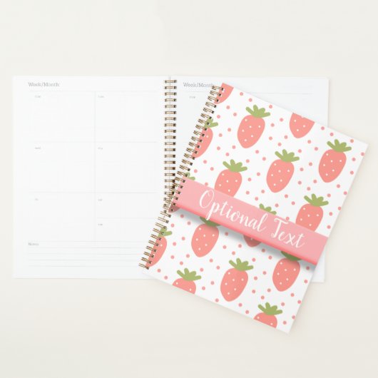Velden van aardbeien planner (Display)