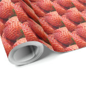 Velden van Aardbeienliefde Cadeaupapier (Rol Hoek)