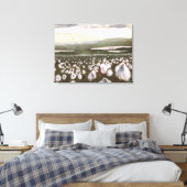 Velden van Arctic Cotton: Canvas Standaard Afdruk (Insitu (Slaapkamer))