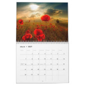 Velden van bloemen kalender (Mar 2027)