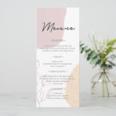 Velden van Dreams ⎥ Wedding Dinner Menu Invitation Kaart (Staand voorkant)