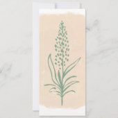 Velden van Dreams ⎥ Wedding Dinner Menu Invitation Kaart (Achterkant)