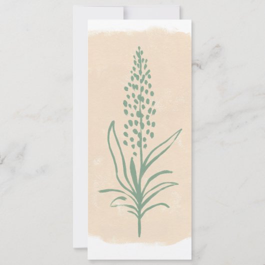 Velden van Dreams ⎥ Wedding Dinner Menu Invitation Kaart (Achterkant)