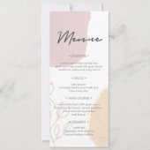 Velden van Dreams ⎥ Wedding Dinner Menu Invitation Kaart (Voorkant)