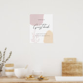 Velden van Dromen | Bruiloft Poster met Gastboek (Keuken)