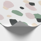 Velden van droomloos patroonpapier cadeaupapier (Hoek)