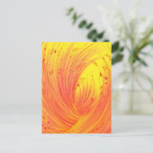 Velden van gouden vuur briefkaart (Staand voorkant)