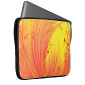 Velden van gouden vuur laptop sleeve (Voorkant Rechts)