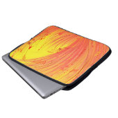 Velden van gouden vuur laptop sleeve (Voorkant onderkant)