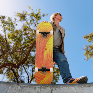 Velden van gouden vuur persoonlijk skateboard