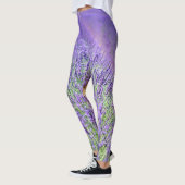 Velden van lavender Flowers Leggings (Links)