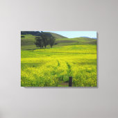 Velden van mosterdzaad - gevlekt canvas (Voorkant)