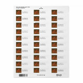 Velden van Oranje Agave Etiket (Full Sheet)