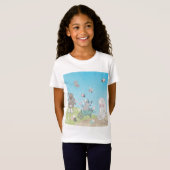 Velden van veerbunnies t-shirt (Voorkant volledig)
