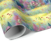 Velden van voorjaarsbloemen cadeaupapier (Rol Hoek)