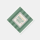 Veldfeest vrijgezellenfeest servet (Hoek)