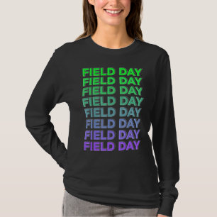 Veldfeesten Dag Schoolreis Vibes Boys Girls Teache T-shirt