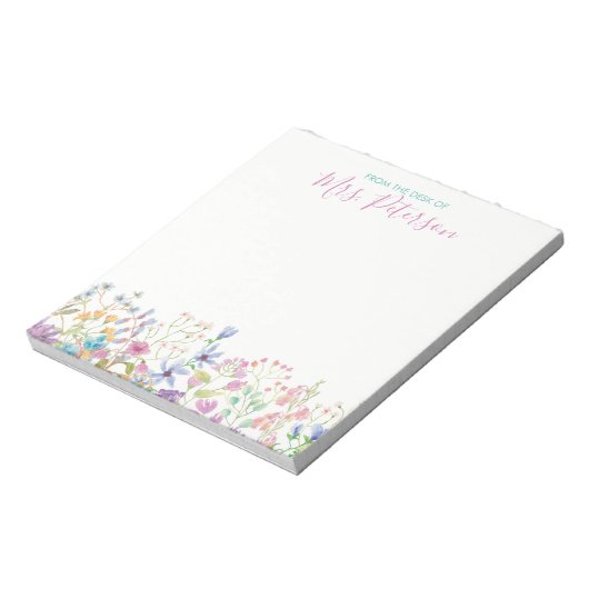 Veldflessennotitieblokken Notitieblok (Linkerzijde)