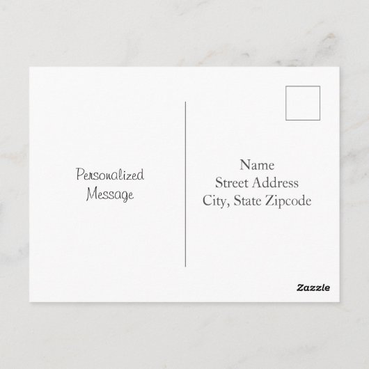 Veldgebied van lentevloeren briefkaart (Achterkant)