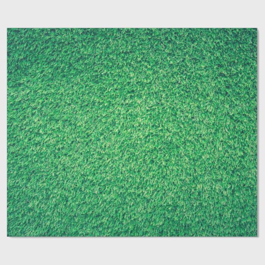 Veldgrasgroengrastextuur Cadeaupapier (Vlak)