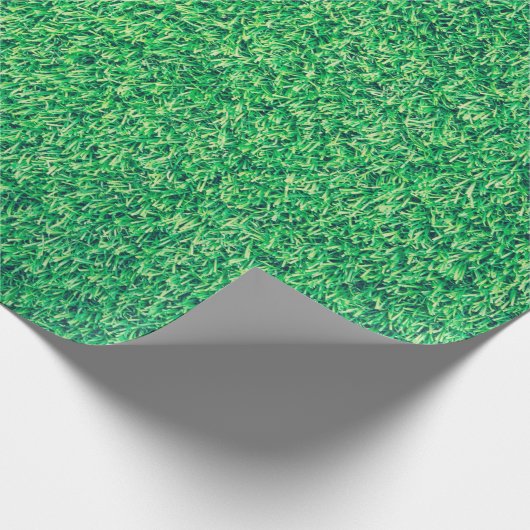 Veldgrasgroengrastextuur Cadeaupapier (Hoek)