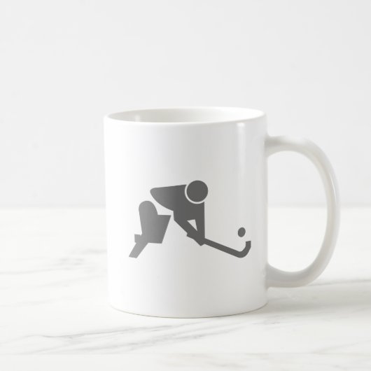 Veldgrijze silhouet koffiemok (Rechts)