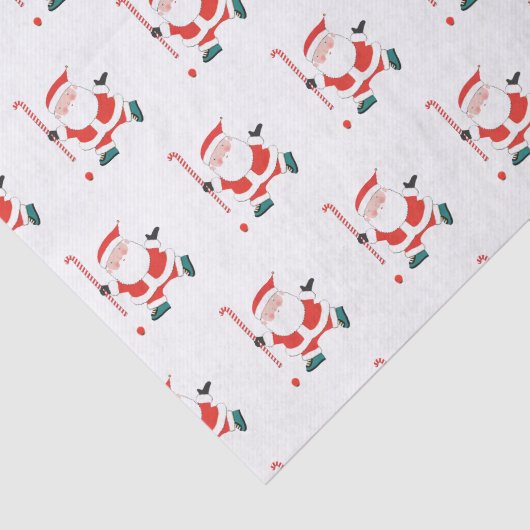 Veldhakkey-kerstpapier Tissuepapier (Detail)