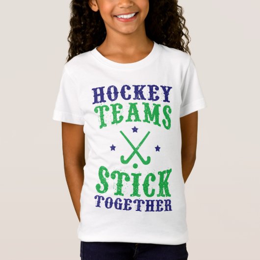 Veldhakkleppentteams: vink samen t-shirt (Voorkant)