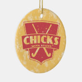 Veldherenkapijten voor kerstsiervogels met teken keramisch ornament (Rechts)