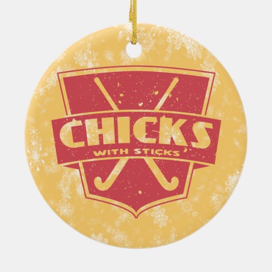 Veldherenkapijten voor kerstsiervogels met teken keramisch ornament (Achterkant)