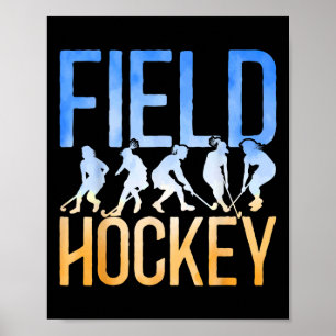 Veldhockey Aquarel Veldhockey Poster