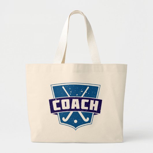 Veldhockey Coach-Canvas tas (Voorkant)