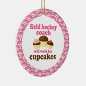 Veldhockey Coach Gift Ornament (Rechts)