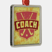 Veldhockey Coach Holiday Ornament (Rechts)