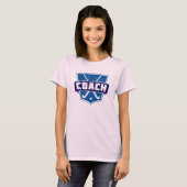 Veldhockey Coach-ontwerp T-shirt (Voorkant volledig)