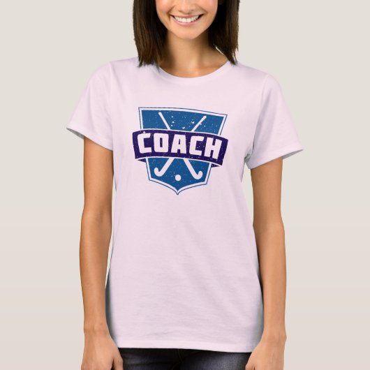 Veldhockey Coach-ontwerp T-shirt (Voorkant)