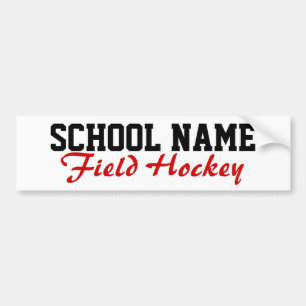 Veldhockey - Creëer je eigen schoolgeest Bumpersticker
