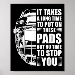 Veldhockey doelman citaat - Veldhockey doel houden Poster